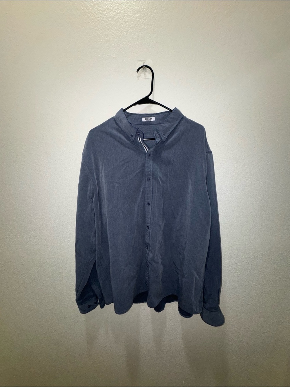 Condor Long-Sleeve Button-Down Shirt in Slate Blue
